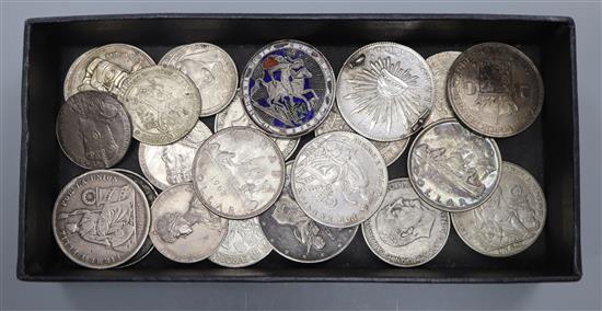 Twenty four assorted silver coins